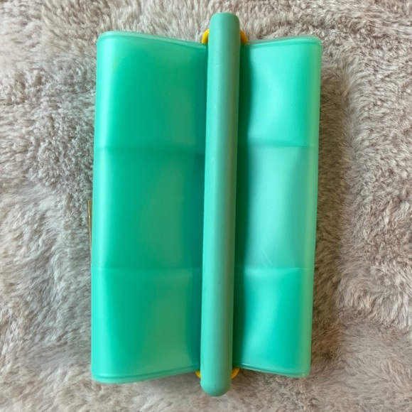 2/$20 ✨NWT HIP Lunch Pack Reusable Roll-up Bag Teal - Picture 5 of 5